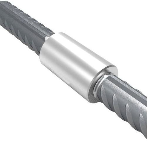 Threaded Rebar Coupler-Linked Rebar Display