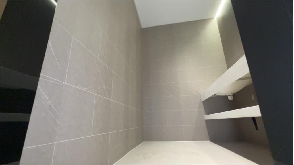 SPC Tile Flooring Large Marble Grain For Bathroom