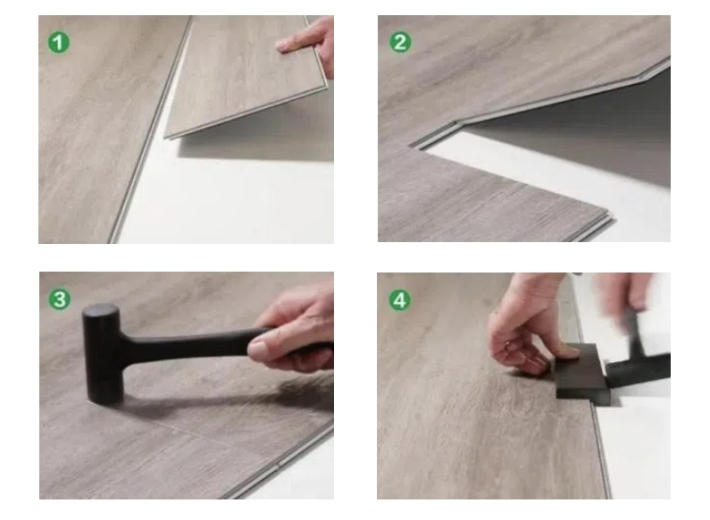 Installation steps of SPC flooring