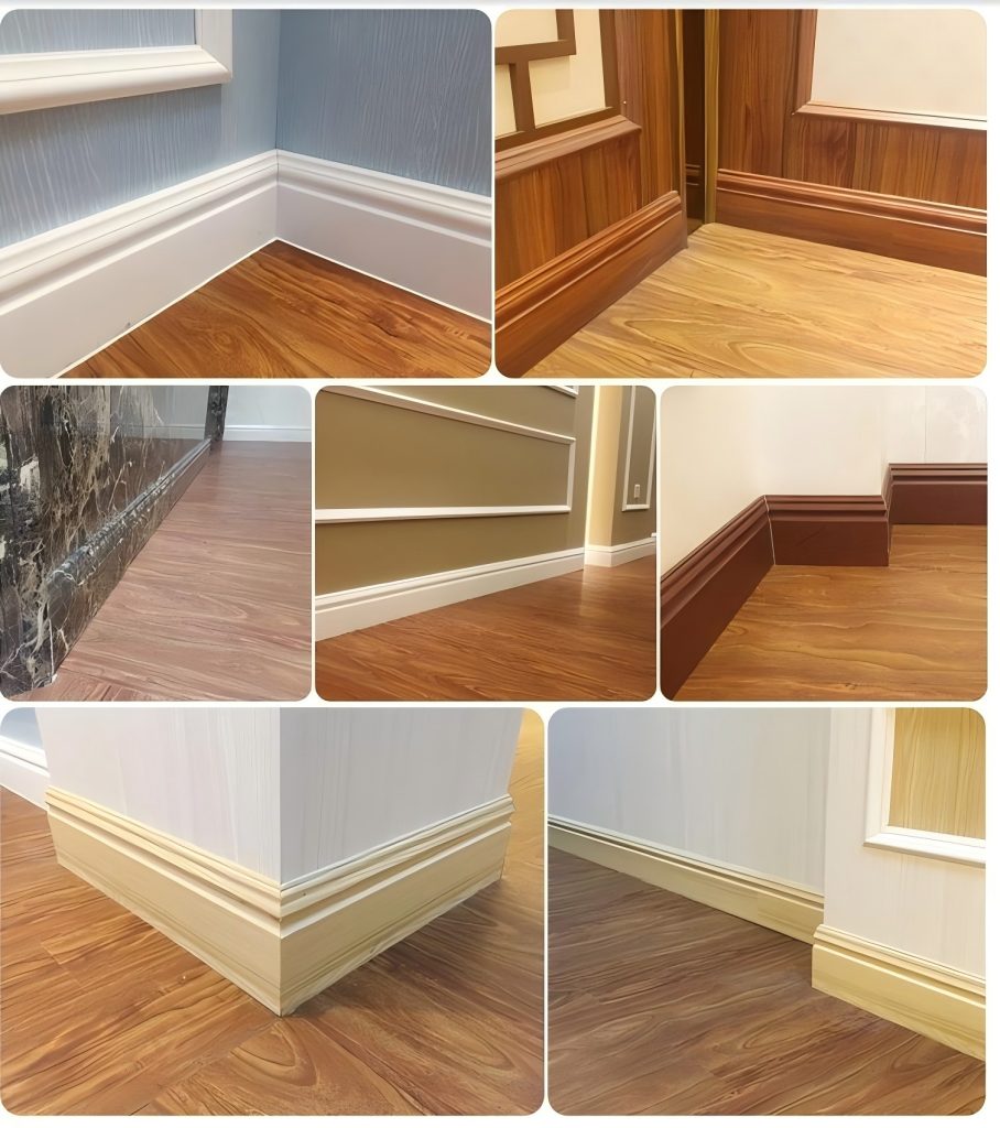 Application effect of PVC skirting board