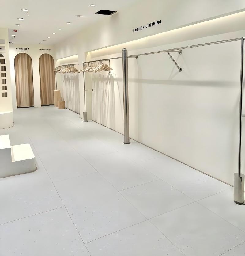 SPC wall panel display background effect diagram of clothing store