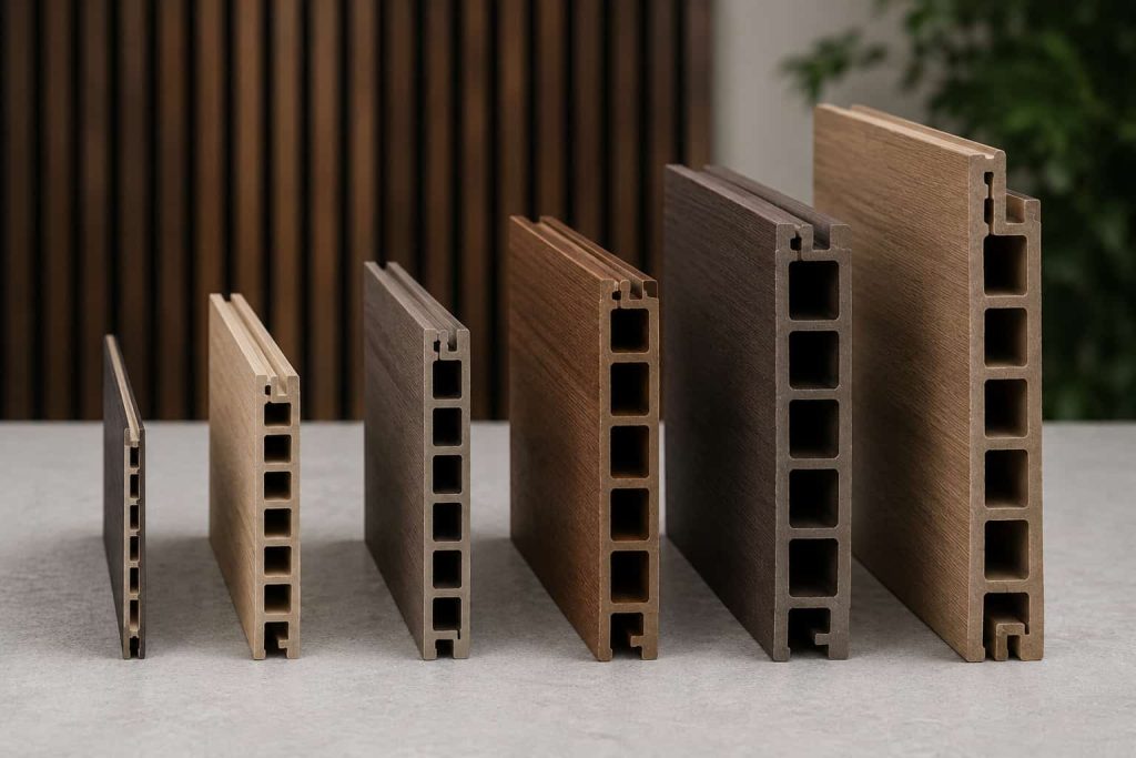 WPC wall panel thickness comparison