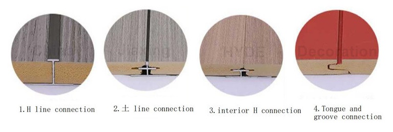 Wall panel interlocking connection methods