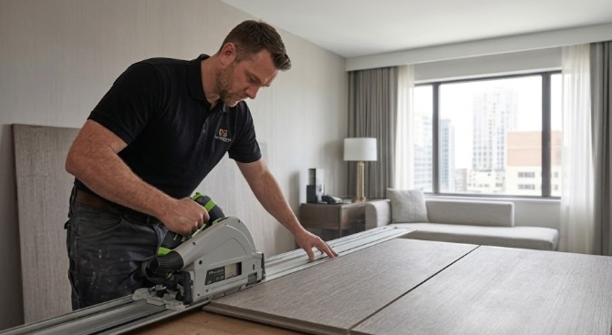 Wall panels cut hotel renovation labor costs