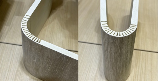 custom curved decorative wall panel