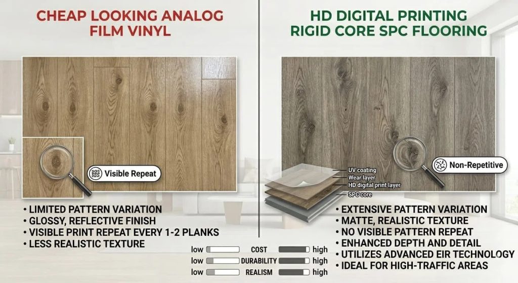 Analog repeat patterns vs. 2026 direct-to-core print technology