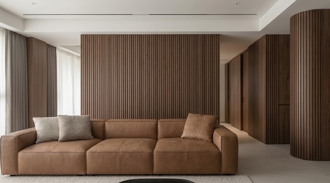 Fluted panels for Seamless Hidden Doors