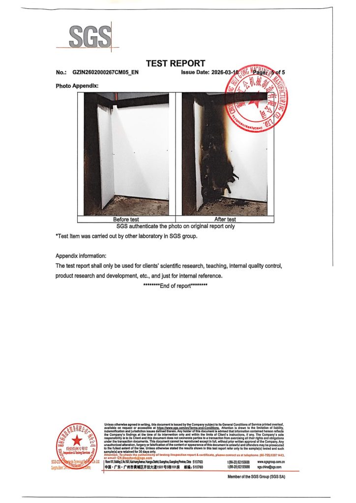 Huigong WPC Wall Panels SGS Tested Grade B High Flame Retardant