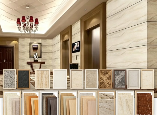 Multiple wall panel finishes available for hotel renovation