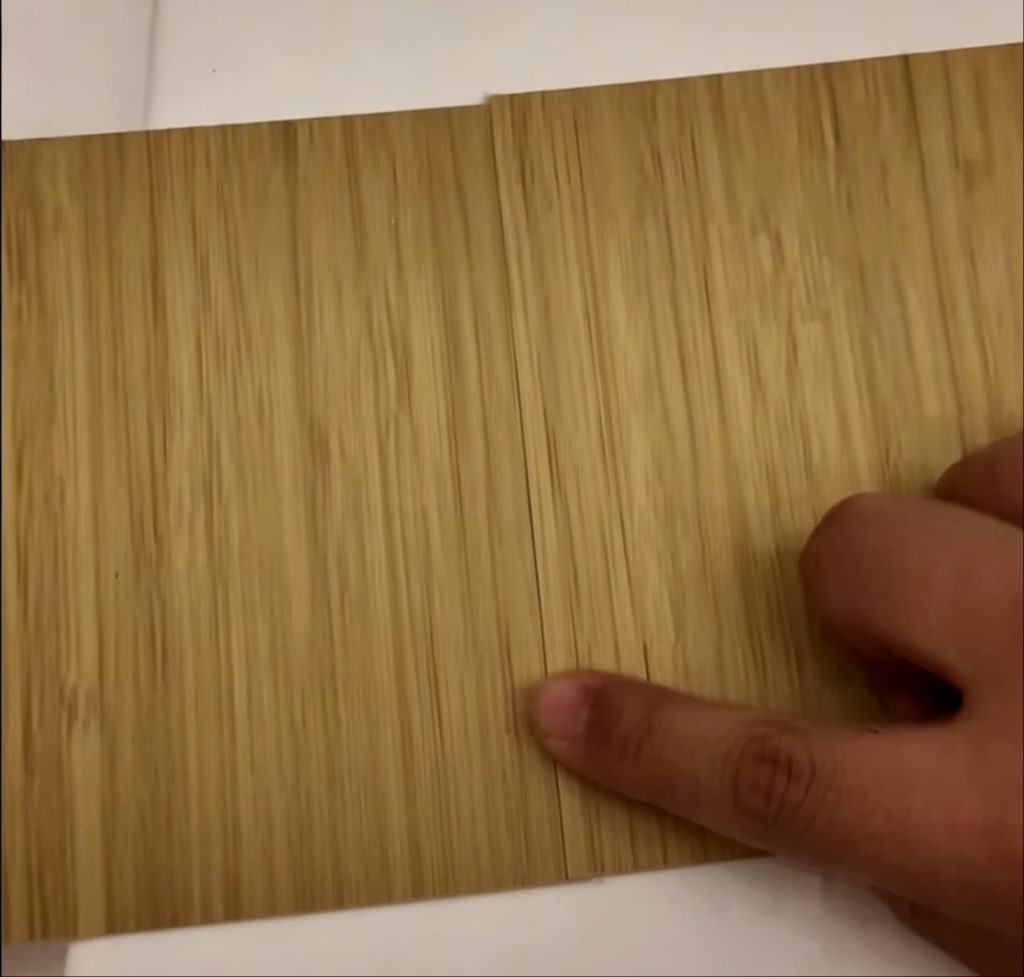 The effect of SPC wall panels after splicing