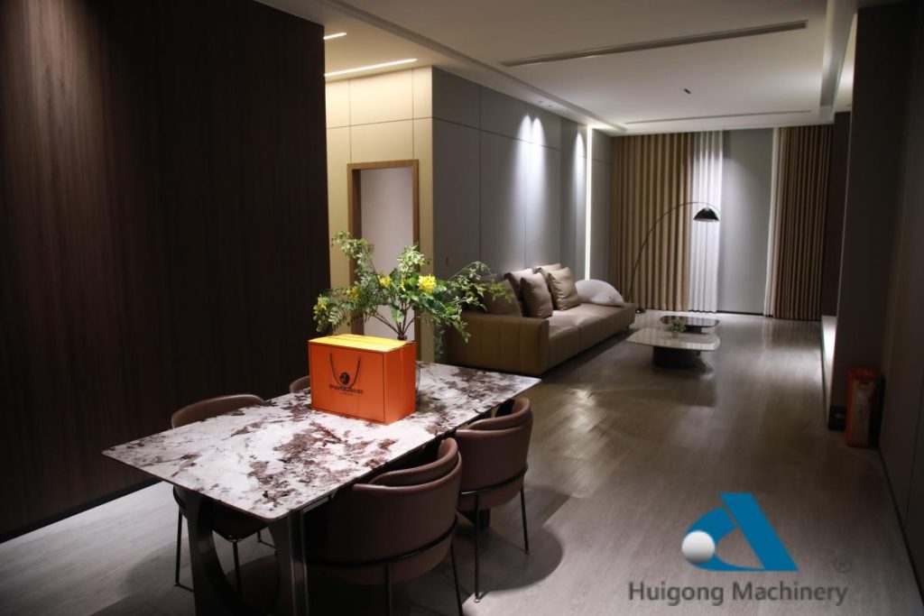 Living room renovation WPC Wall Panel