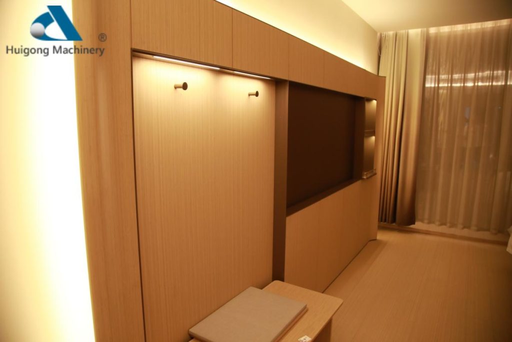 Modern Hotel Room Renovation WPC Wall Panels