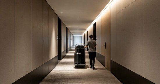 SPC wall panels for corridors