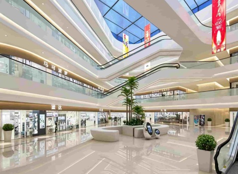 shopping center common zones