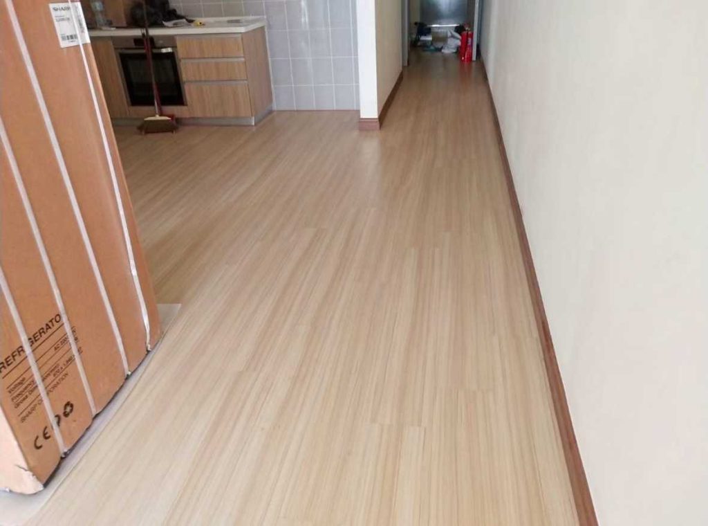 After SPC flooring installation