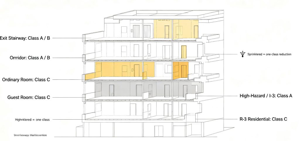Fire Rating Requirements by Building Type