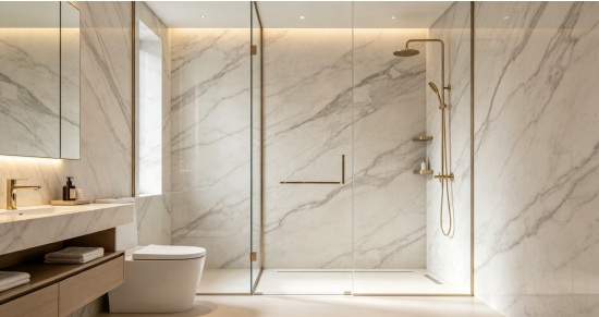 UV Marble Wall Panels for Bathroom